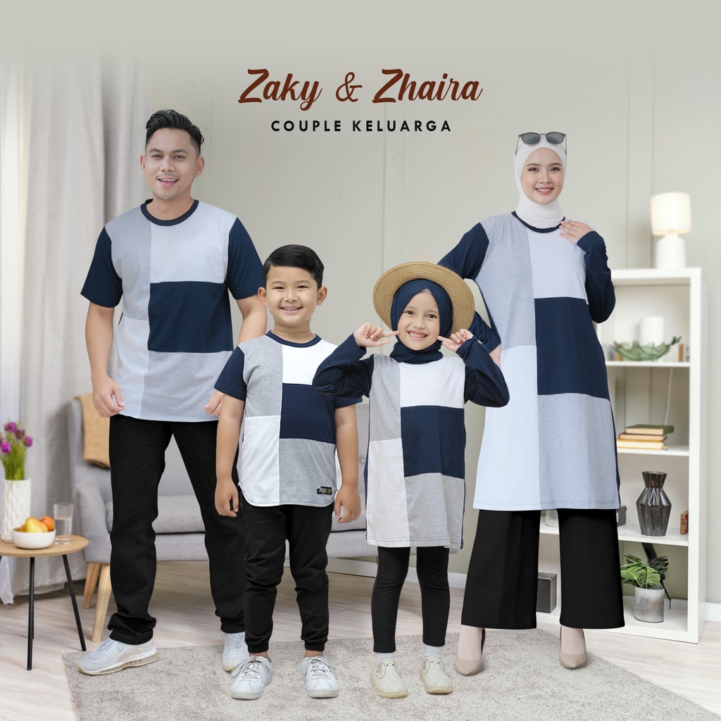 Baju Couple Keluarga Tunic Koko Kurta Dewasa Anak Baju Lebaran Family Set Pakaian Keluarga Sarimbit