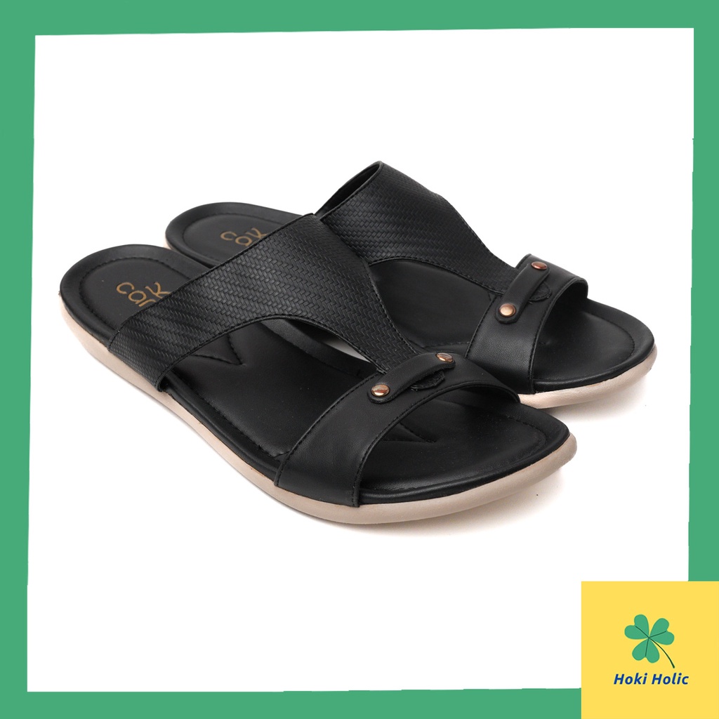 Sandal Wanita Selop Hak &amp; Teplek Original Carvil