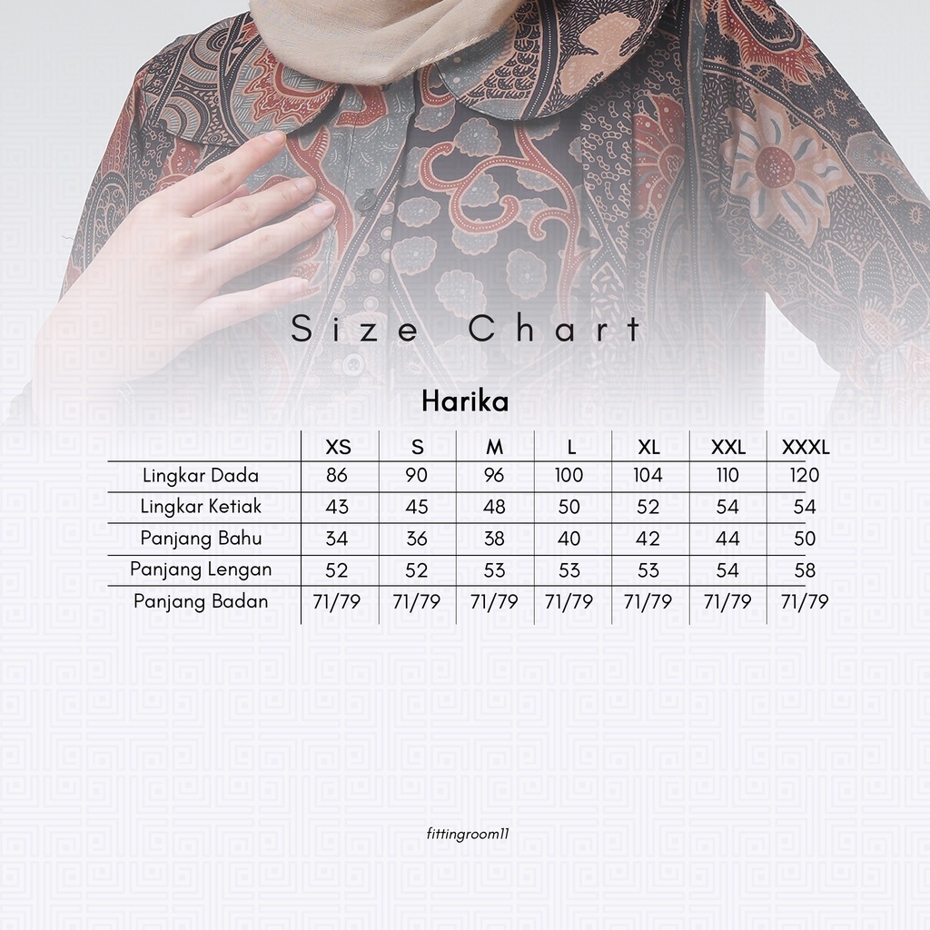 FITTINGROOM11 Batik - Harika Blouse New