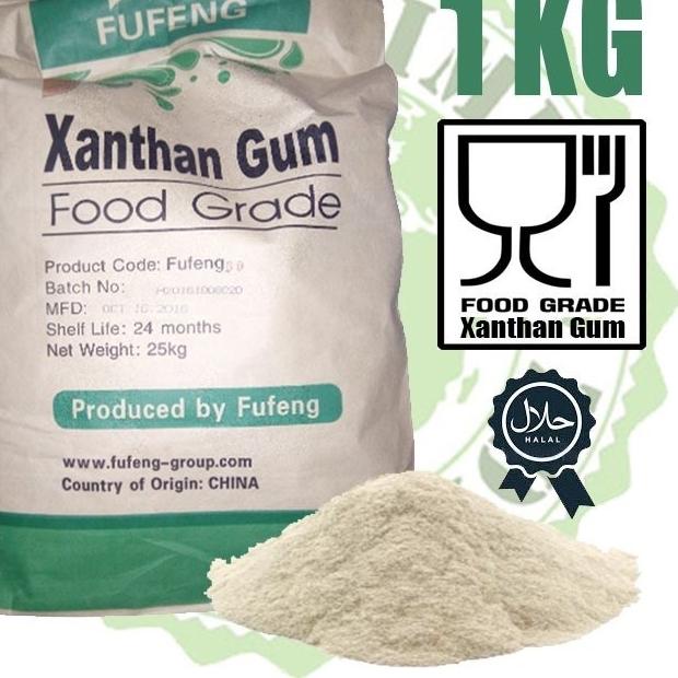 

☻ XANTHAN GUM Food Grade (Xanthan Gum,Xantan Gum,Xantham) 1kg ➼