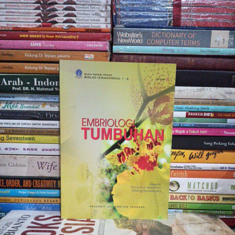 BUKU ORIGINAL EMBRIOLOGI TUMBUHAN EDISI 2 IRIAWATI DKK