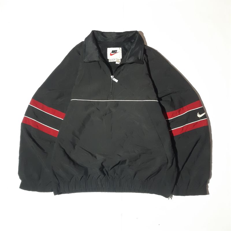 Vintage Windbreaker / Jacket / Jaket Halfzip Nike 90s Colorblock