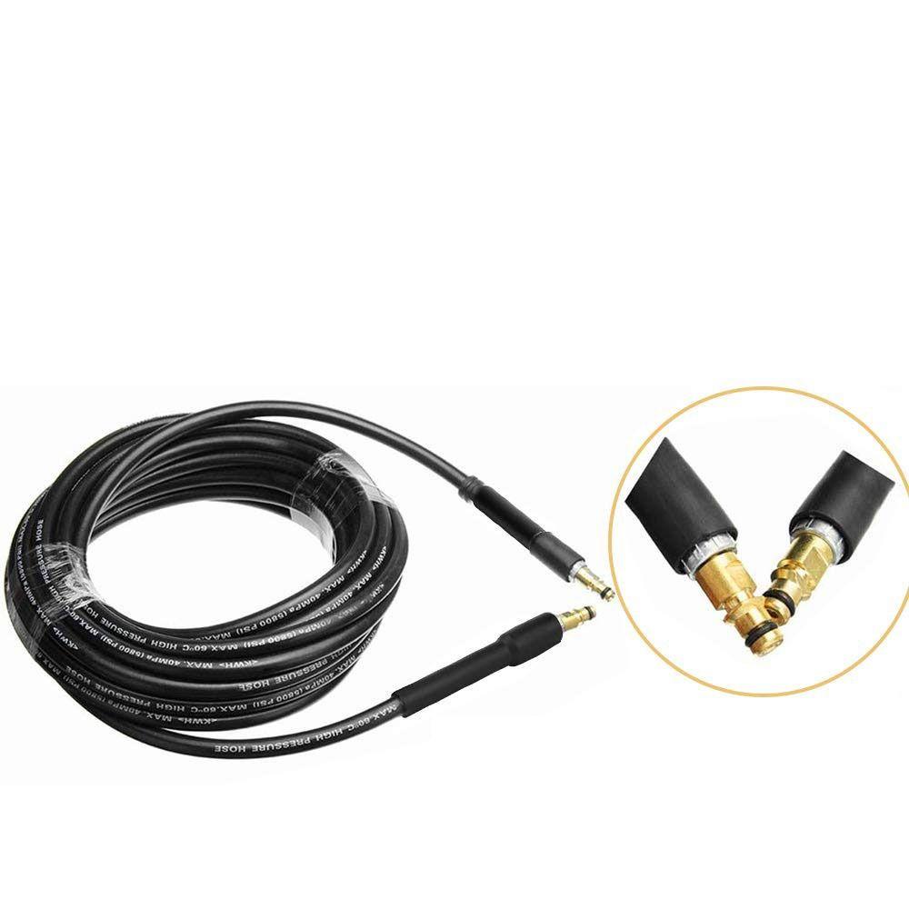 Solighter Washer Hose Steel Wire Braided Quick Connect Kepala Tembaga Untuk Karcher K2 K3 K5 K7