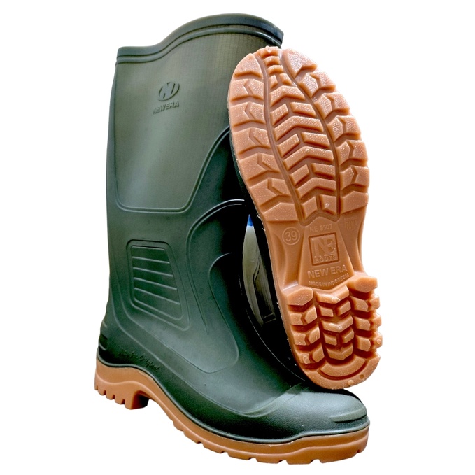 SEPATU ANTI BANJIR New Era Boots  39 - 43 / Boot Karet Tinggi /  Boots Hijau