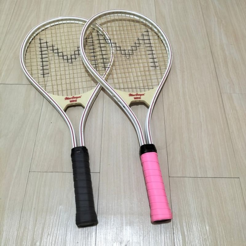 RAKET TENIS ORIGINAL MAC GREGOR MINI HARGA SEPASANG MASIH BAGUS
