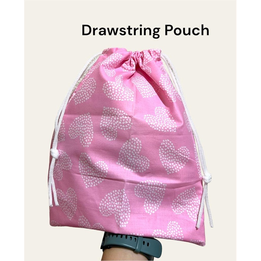 Fawn'G Handmade - Drawstring Pouch Valentine Gift Pouch Serut