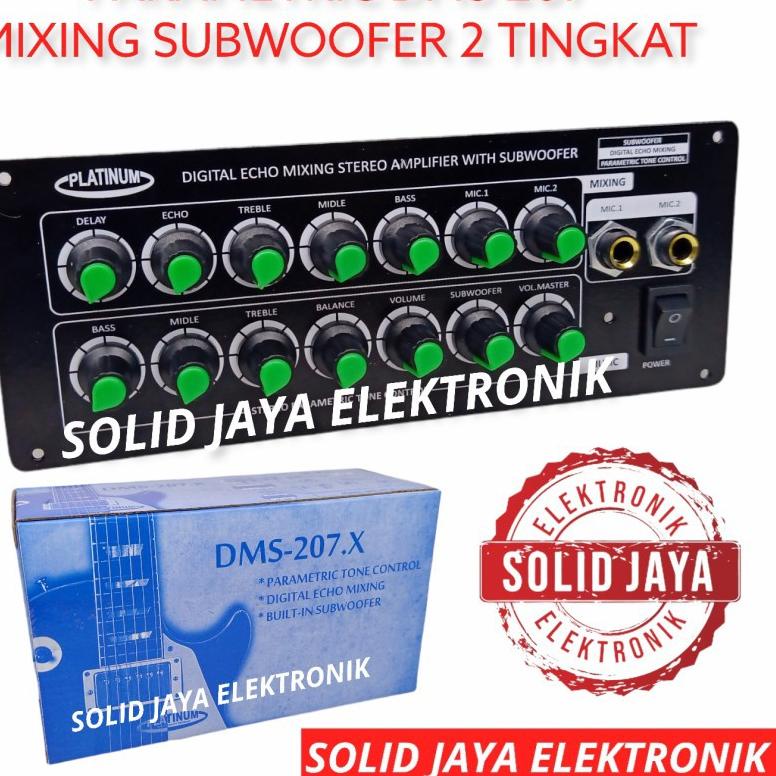 ♀ TONE CONTROL AKTIF PARAMETRIC DMS207 DMS-207.X TONE KONTROL AKTIF MUSIK MIXING ACTIVE PARAMETRIC P