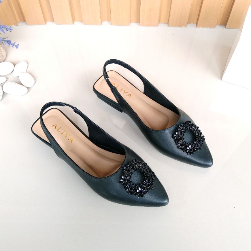 Aliya Carina Mules Wanita heels/hak 2cm