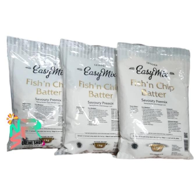 

TEPUNG PREMIX SRIBOGA EASYMIX FISH 'N CHIP BATTER 1KG (NON REPACK)