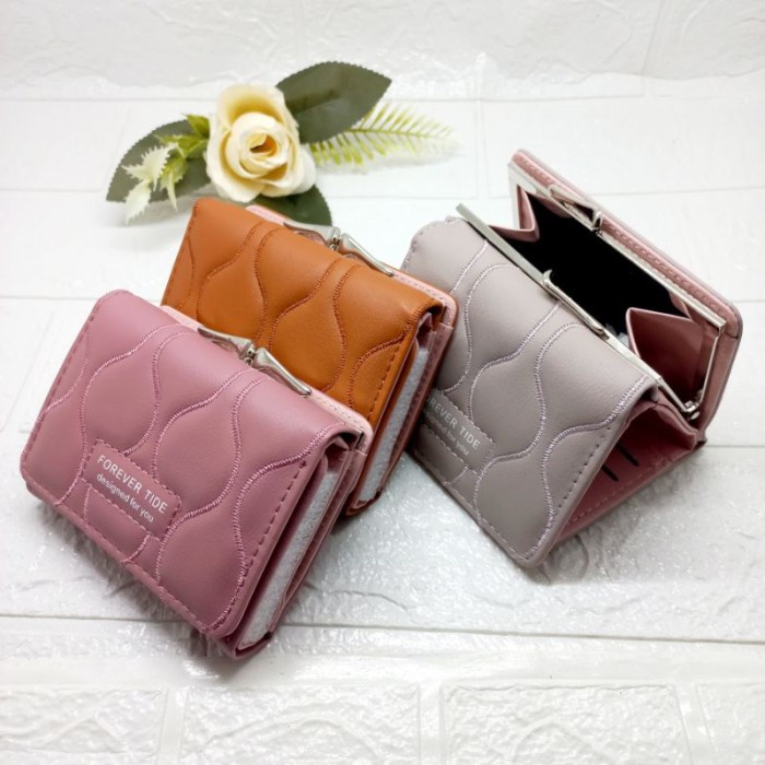 Dompet Cod Dompet Wanita Mini Lipat Behel Import Dompet Wanita Forever Young