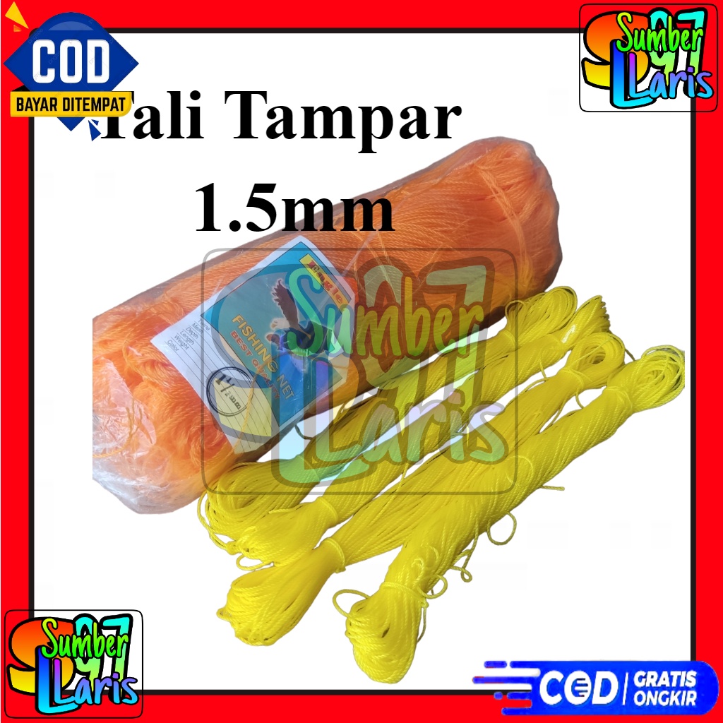 

Tali Tampar Kecil PE 1.5 mm / Serampat Cap Paus