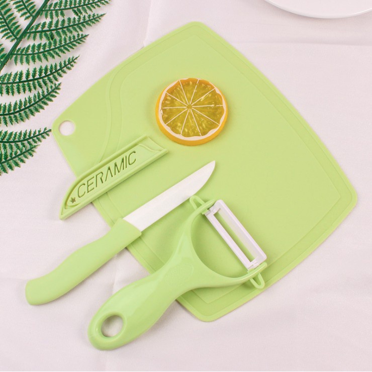 CERAMIC FRUIT PISAU SET BUAH KNIFE SET 2 in 1 DIVA STORE