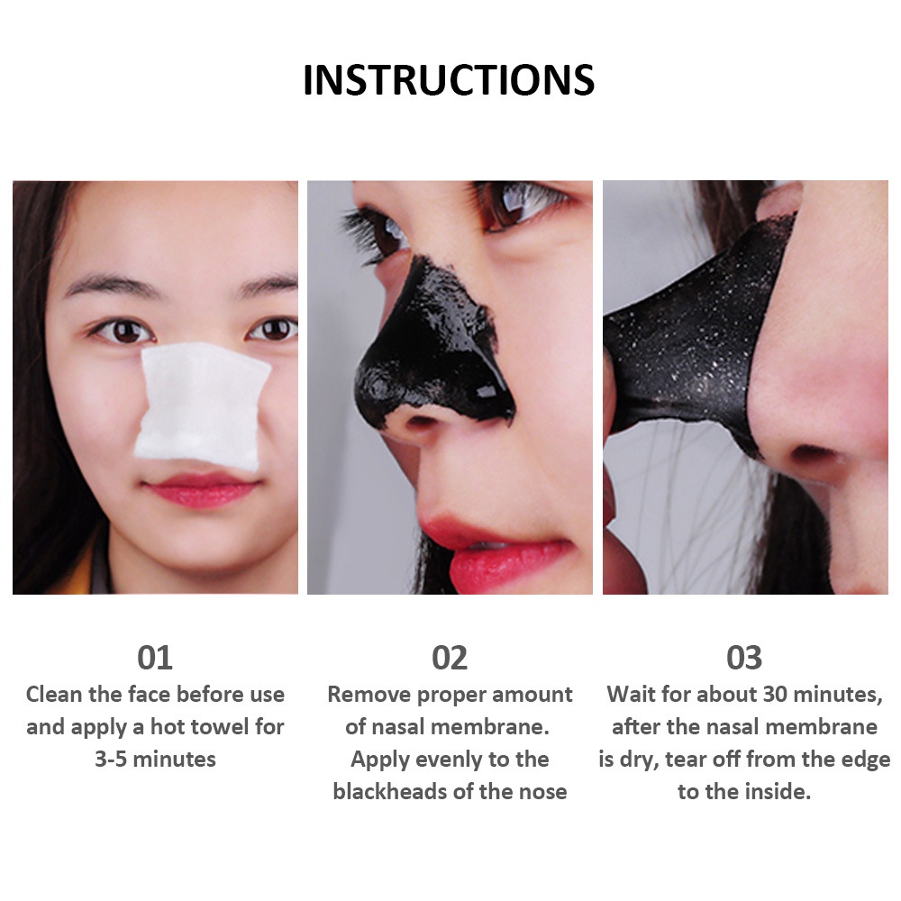 [100%ORIGINAL] SANIYE Black Heads Remover Masker Hidung Penghapusan Komedo Jerawat Membersihkan Hidung 0.75g BH002