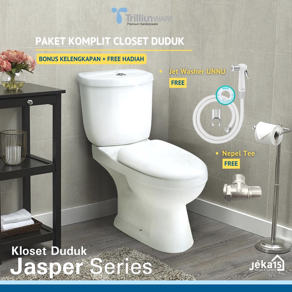 TRILLIUNWARE JASPER PAKET CLOSET DUDUK + JET WASHER