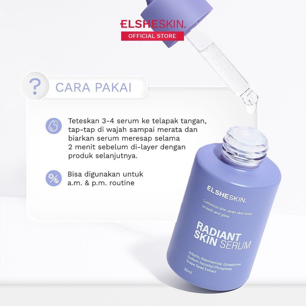 ⭐BAGUS⭐ ELSHESKIN Face Serum 15ml | Radiant Supple Skin | Smoothing Serum