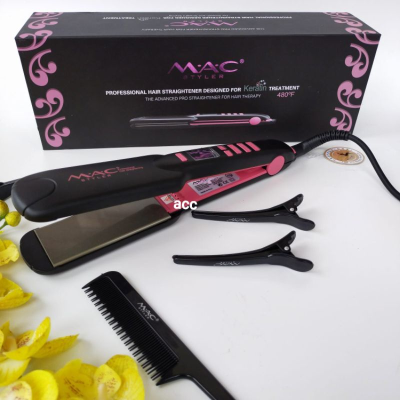 NEW CATOKAN KERATIN SMOOT SALON MAC 5516 ORIGINAL BLACK PINK