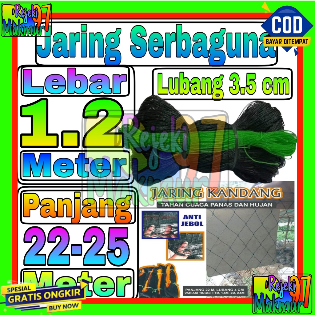 Jaring Ayam 1,2 Meter Jaring Pagar Ayam Kandang jaring tanaman jaring kandang hewan jaring serbaguna