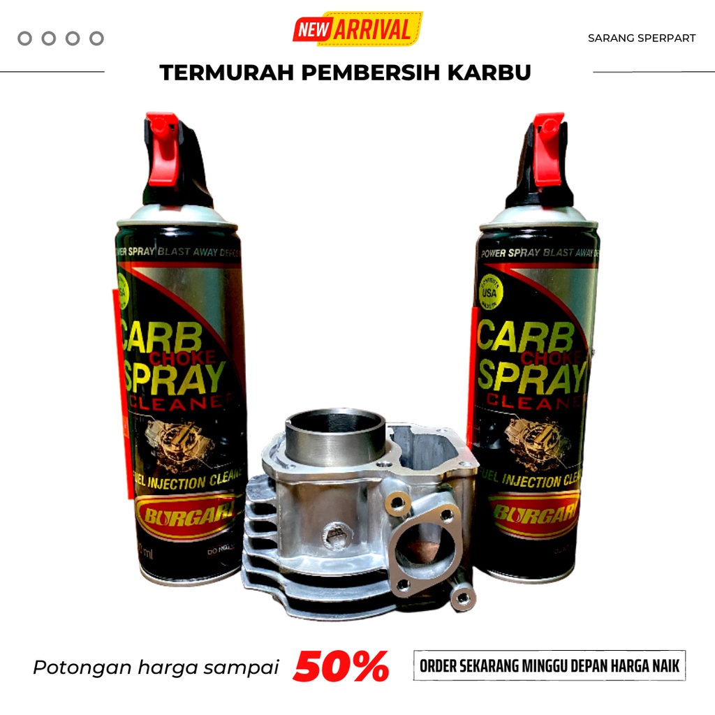 Jual Burgari 500 Ml Pembersih Karbu Dan Injeksi Untuk Motor Dan Mobil