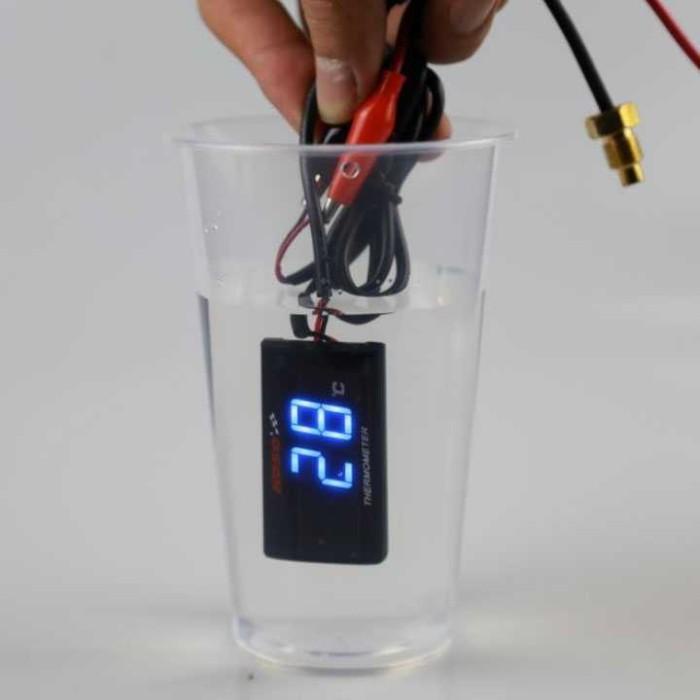 Termometer Digital Pengukur Suhu Air Radiator Mesin Motor - LC135