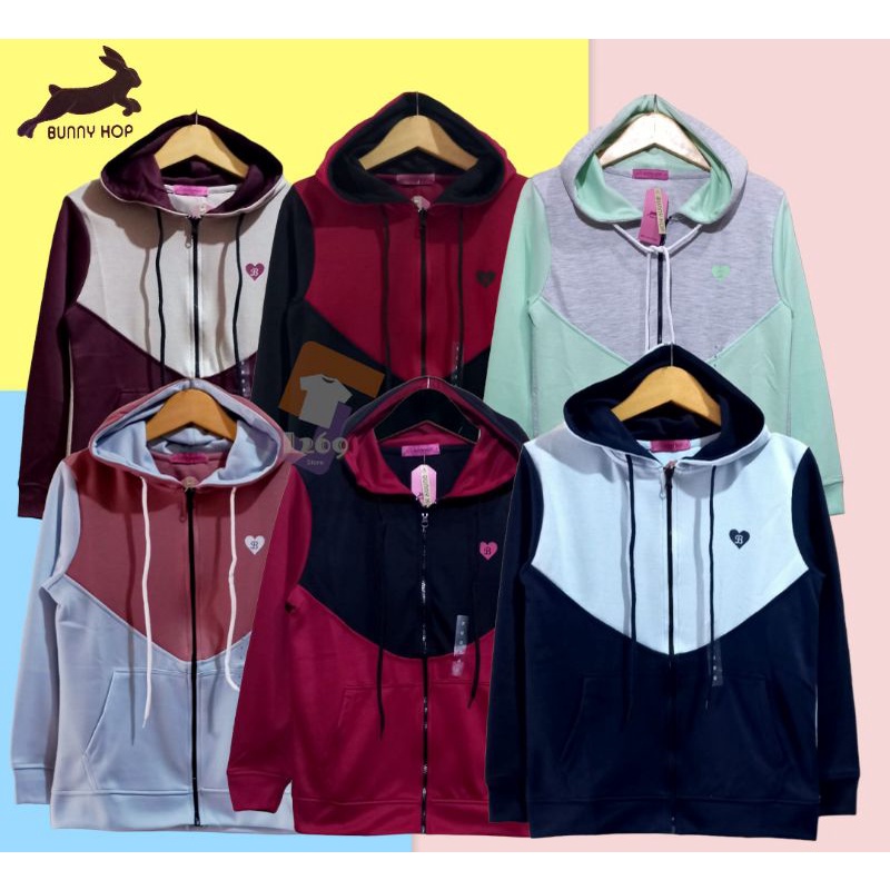 Jacket Ziper Bunny Hop Cewek