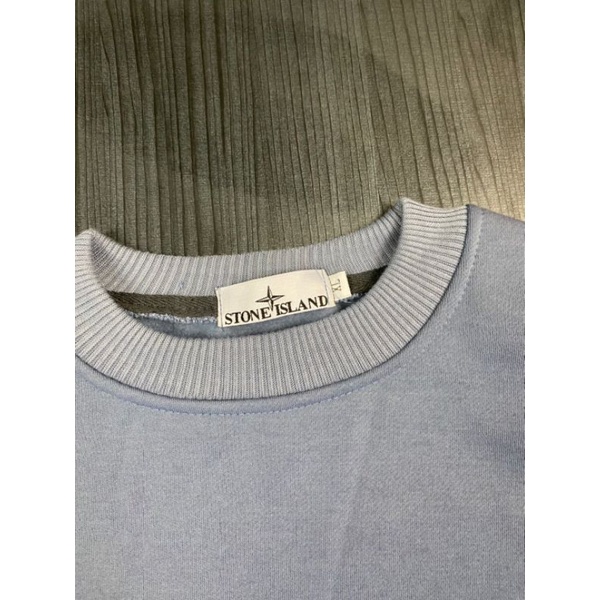 -FRMNSH- CREWNECK STONE ISLAND DENIM FULL TAG LABEL CASUAL HYPE