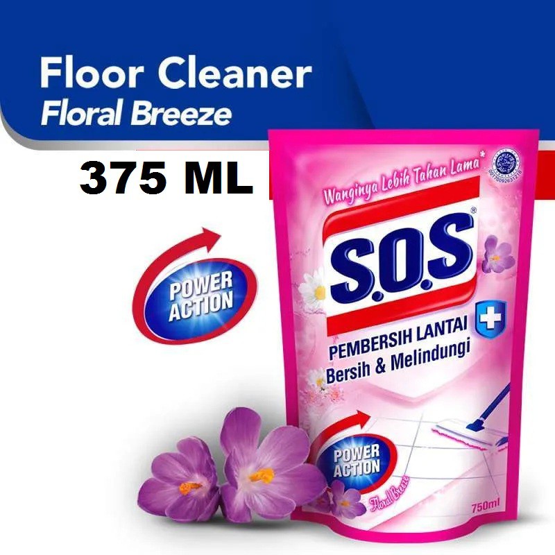 SOS PEMBERSIH LANTAI 375 REFILL FLORAL