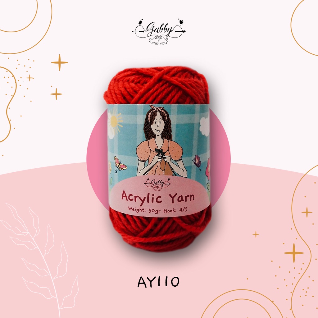 Benang Rajut Akrilik/Acrylic Yarn AY110