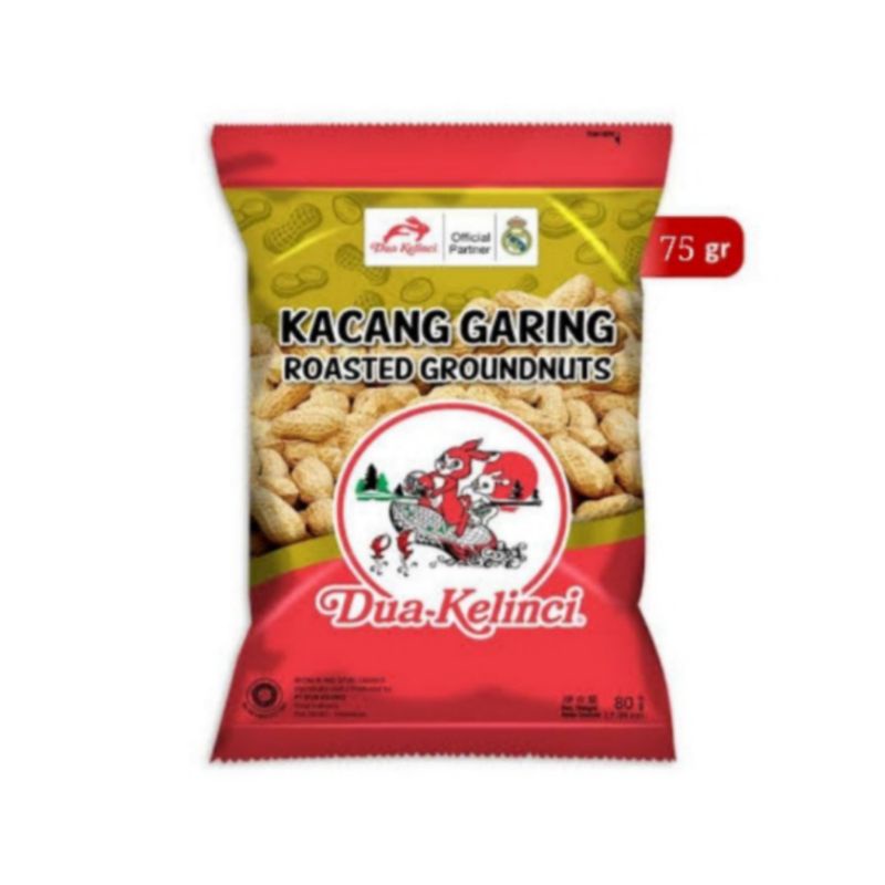 

Dua Kelinci Kacang Kulit Garing 75 g