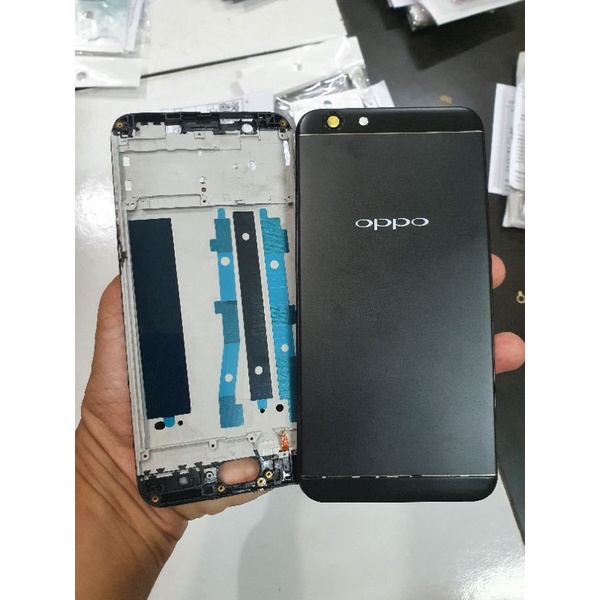 KESING HANDPHONE CASING FULLSET DAN FRAME TULANG TENGAH OPPO F1S TIDAK ADA Garansi