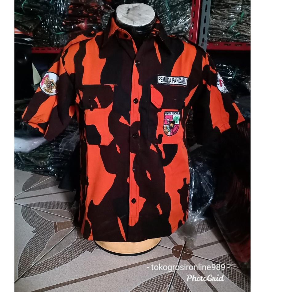 ✬ Kemeja pemuda pancasila . kemeja PDH Pemuda pancasila tangan pendek ♠