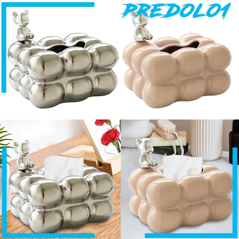 [Predolo1] Tissue Box Organizer Penutup Kotak Kertas Tisu Wajah Untuk Dapur Restoran