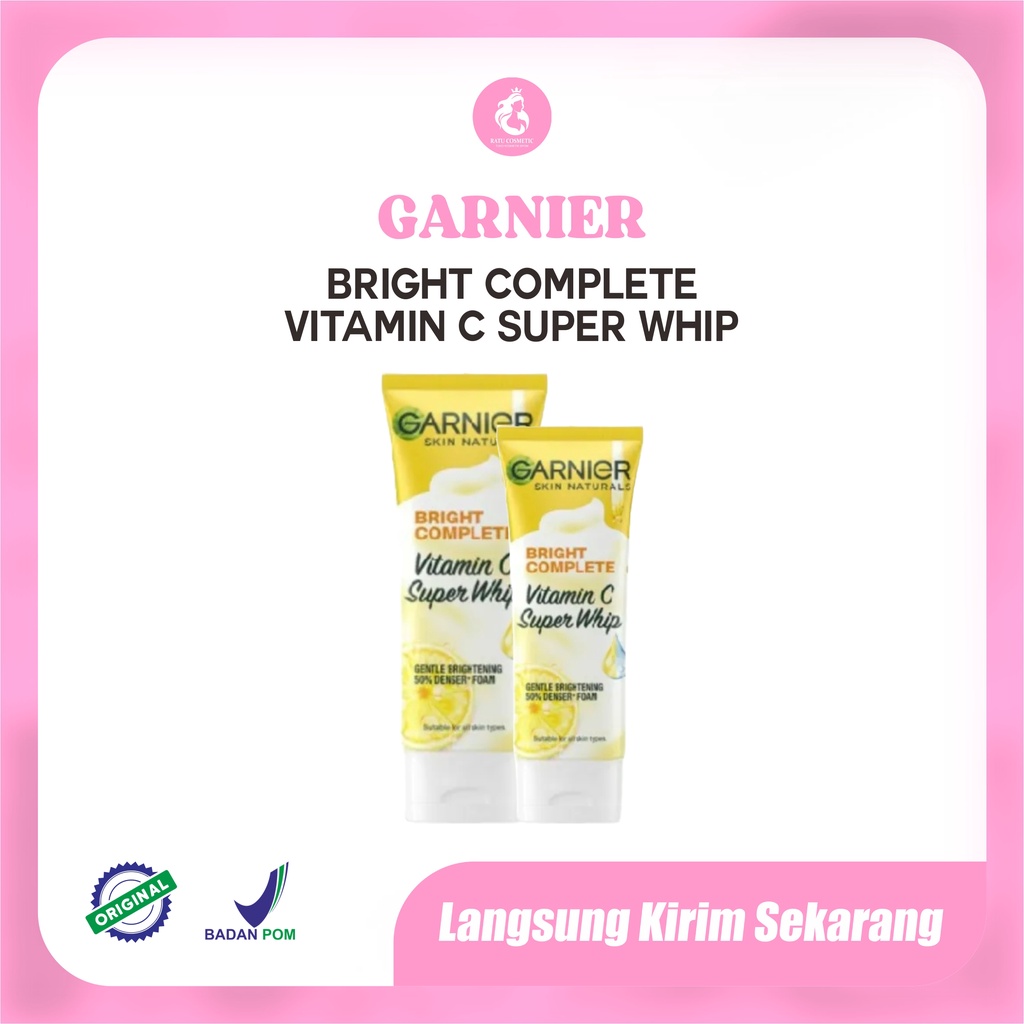 Garnier Bright Complete Vit C Super Whip 100ml/50ml