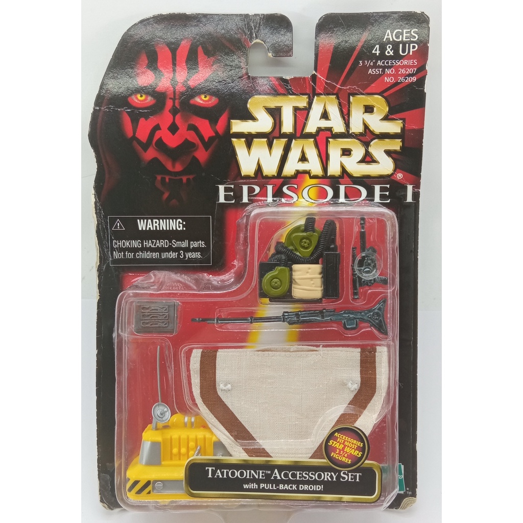 Hasbro Star Wars Episode 1 Tatooine Accessory Set 3,75 Inch Vintage 1998