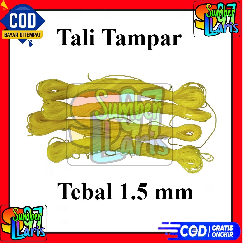 

チ SEA GULL tali tampar serbaguna, tali tampar bangunan, tali tampar 1.5 mm per 1pcs (50meter) ろ