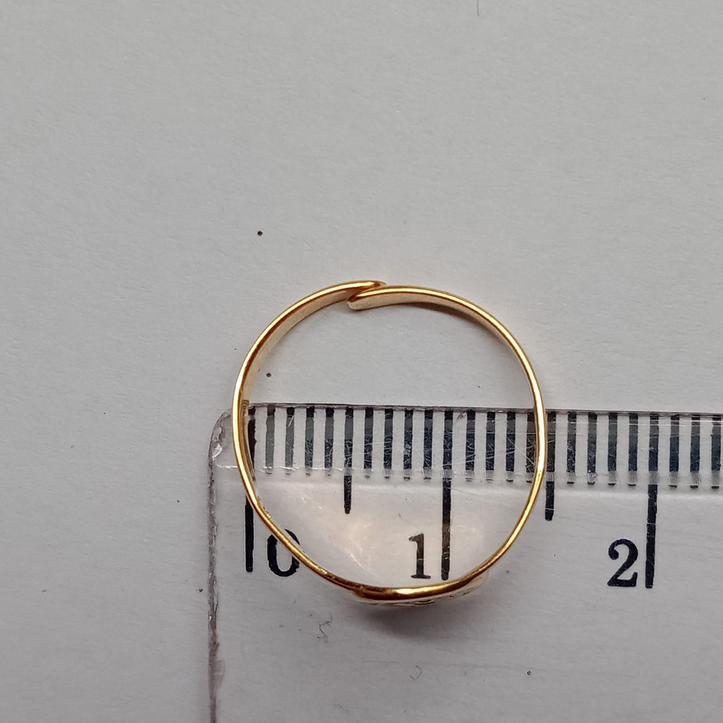 Cincin anak emas 17k - 1 gr kadar 750 - 4176