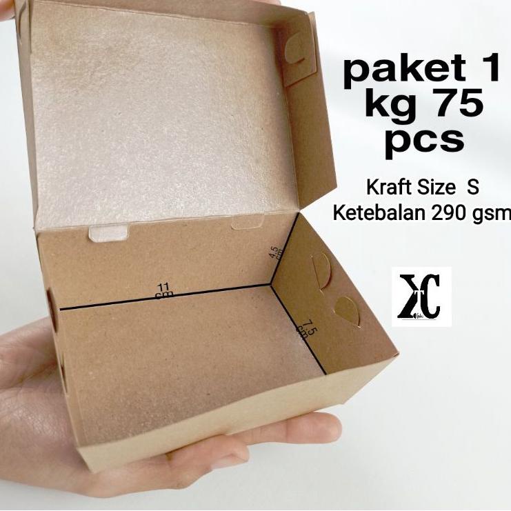 

Original (1KG 75 PCS) PAPER LUNCH BOX SIZE S PAKET HEMAT serbuuu !