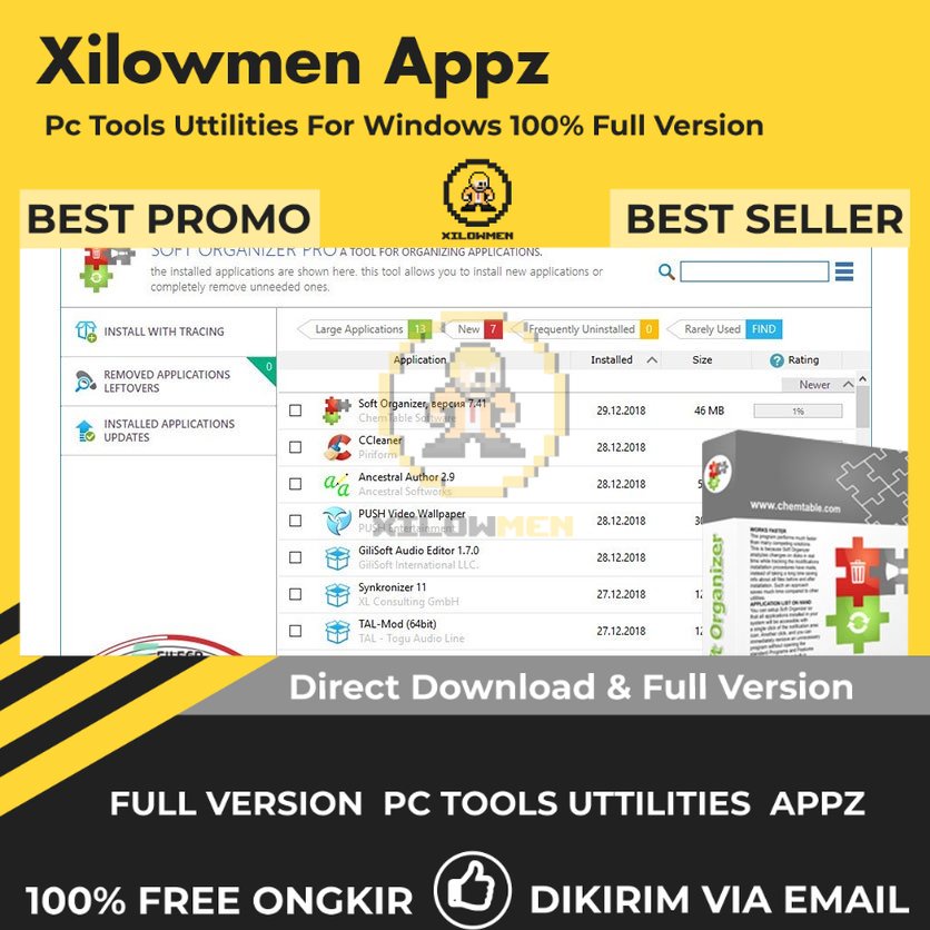 [Full Version] Soft Organizer Pro PC Tools Software Utilities Lifetime Win OS