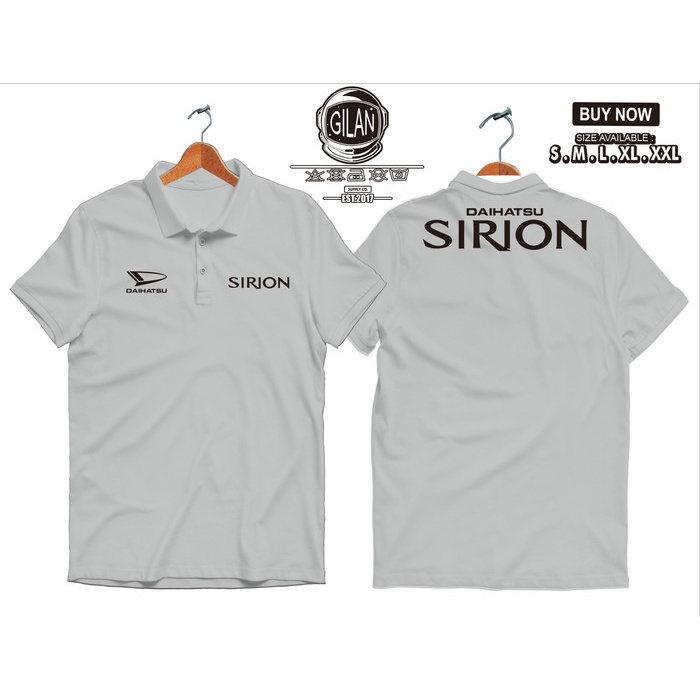 Polo Shirt Kaos Kerah DAIHATSU SIRION Mobil Polo Otomotif