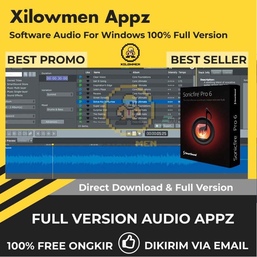 [Full Version] SmartSound SonicFire Pro Lifetime Audio Software WIN OS