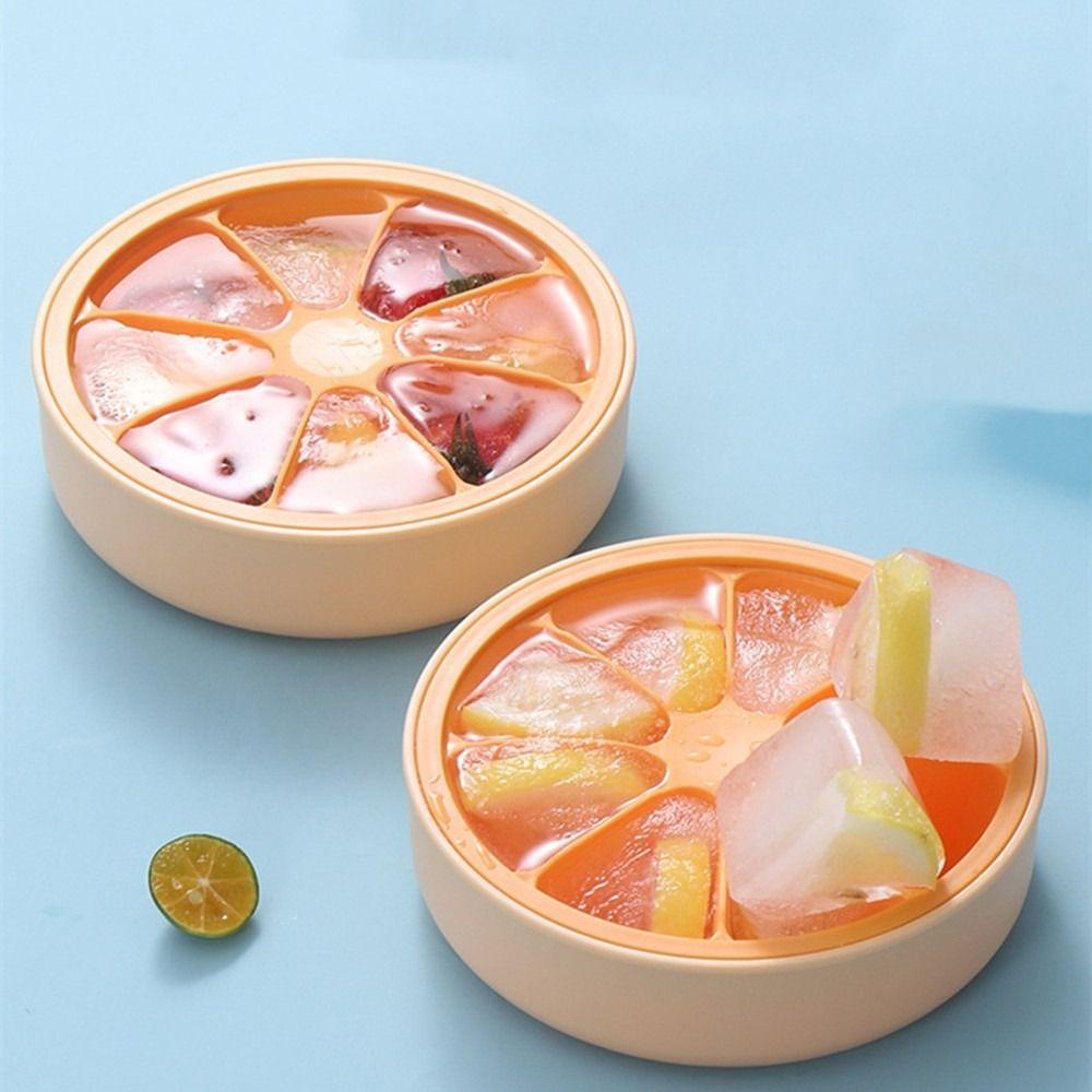 Solighter Cetakan Es Batu Aksesoris Dengan Tutup Alat Dapur Ice Bucket Cup