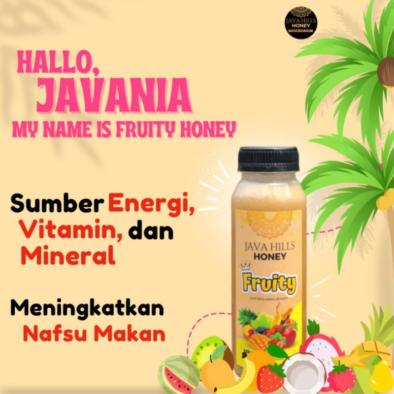 

Madu Buah Buahan Fruity Honey Java Hills Madu Herbal
