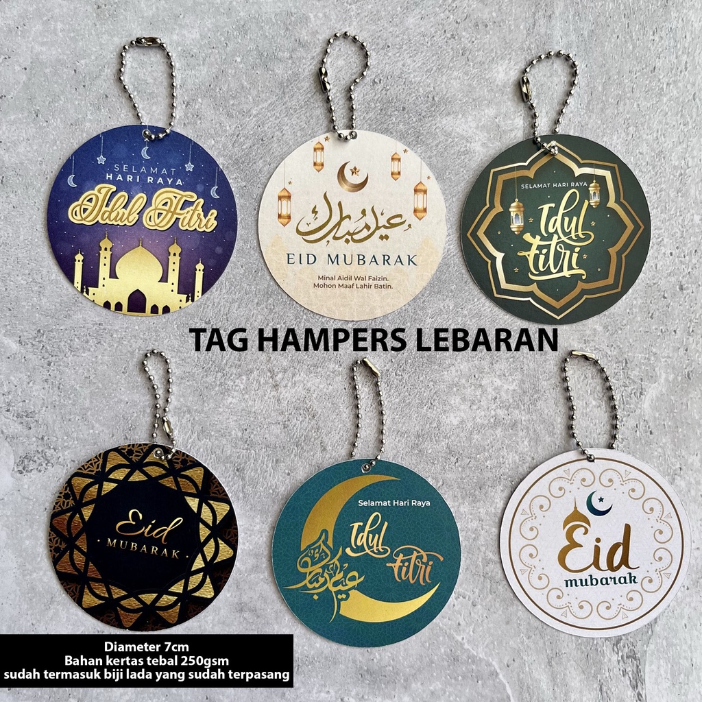 

Hang Tag Lebaran Parcel Hampers (5pcs)