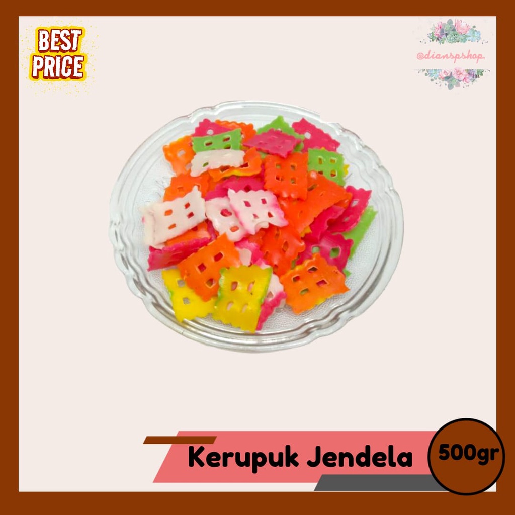 

Kerupuk Bentuk Jendela 500gr ||dianspshop
