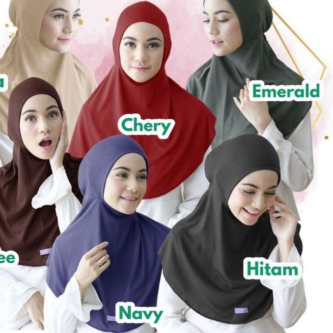 ❊ Momiasi - Inner Hijab Antem Ciput Daleman Hijab Inner Ninja Hitam ™