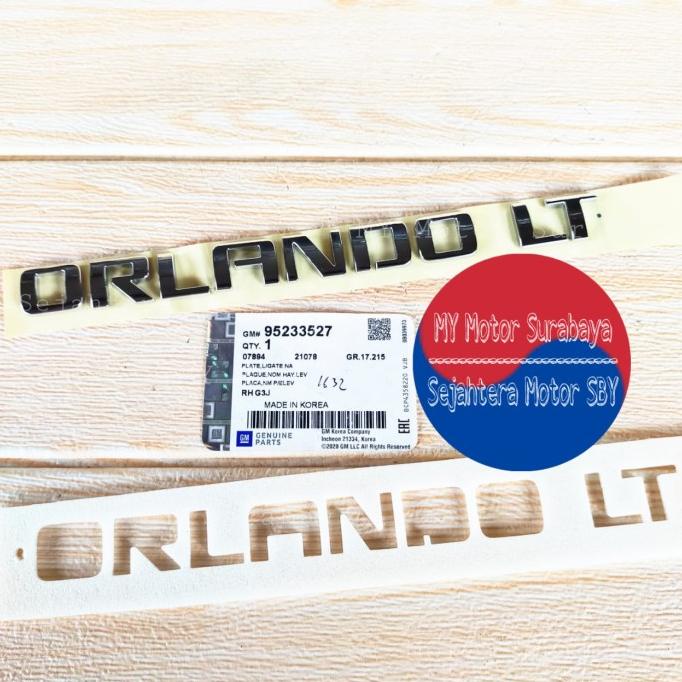 TERLARIS Emblem ORLANDO LT Chevrolet Orlando ,