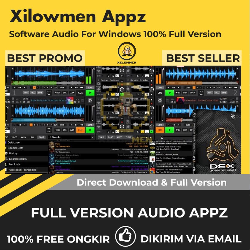 [Full Version] PCDJ DEX Pro Lifetime Audio Software WIN OS