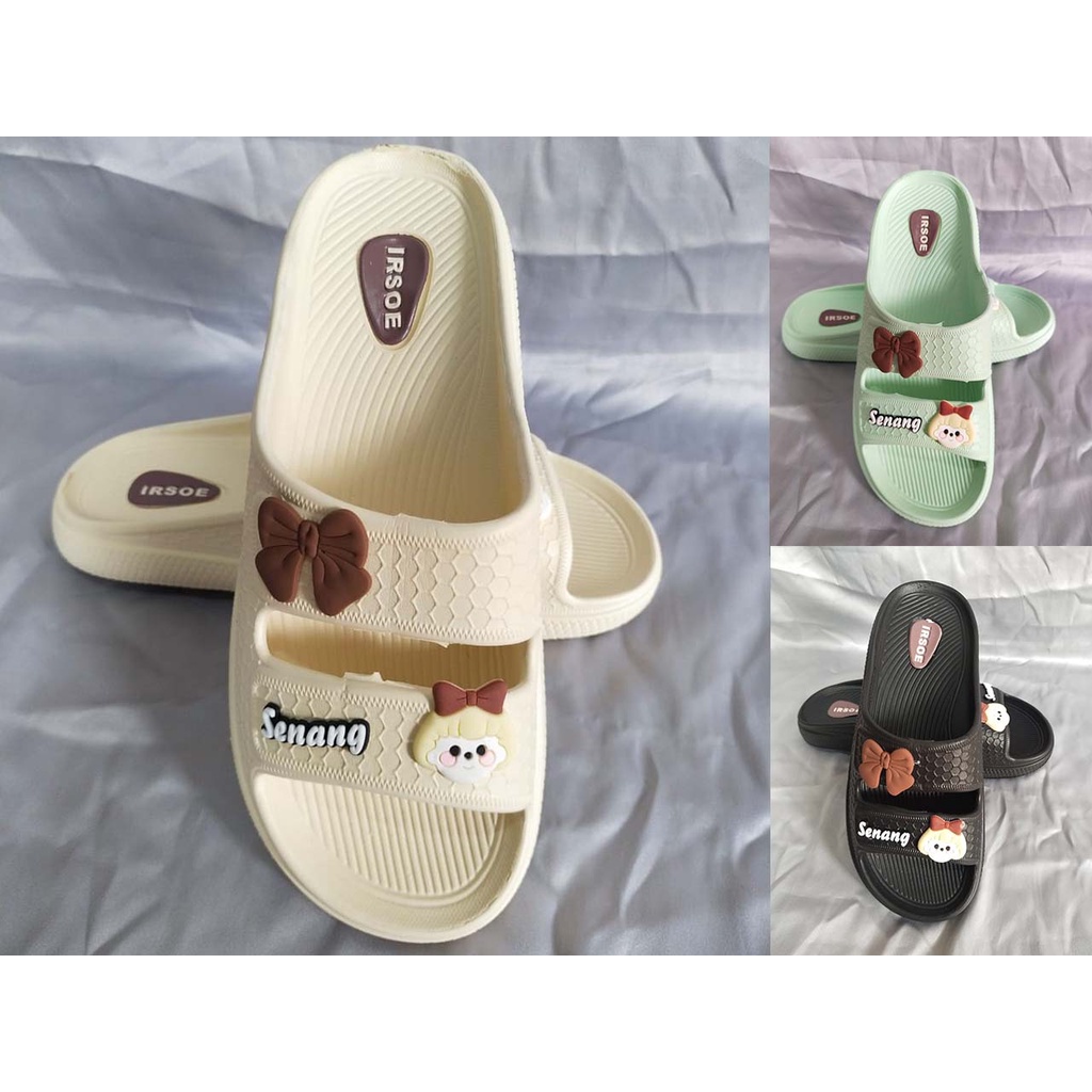 Sandal Korean Irsoe Ban 2 Lentur Sendal Wanita Original