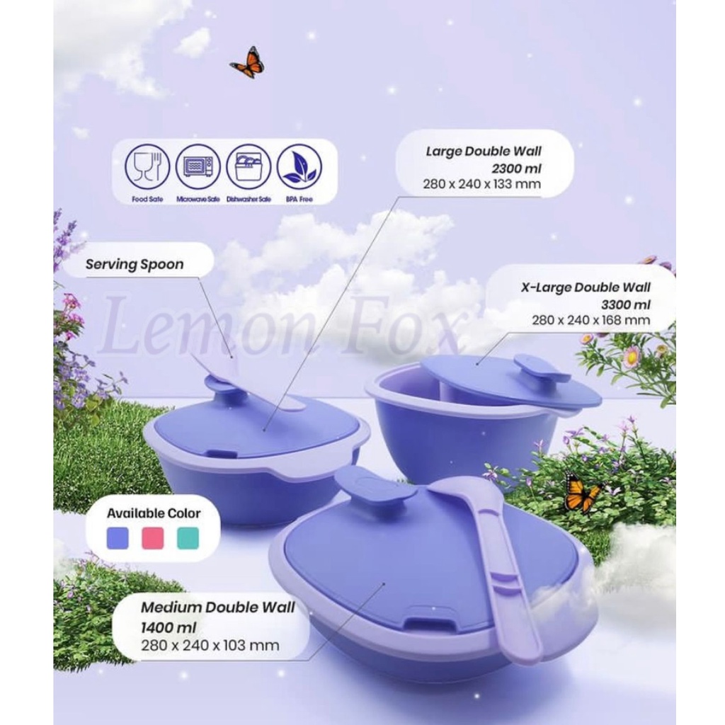 Tempat Prasmanan Kotak Wadah Sayur Lauk Luzern Set Prasmanan Wadah Saji Prasmanan Set Isi 3 Bonus 3 