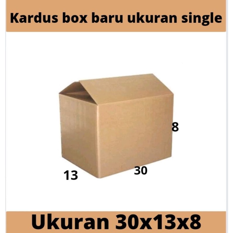 

Kardus Packing Box Polos Uk30x13x8 Telor Asin
