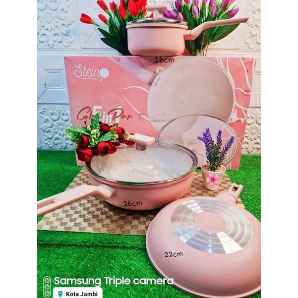 glow pan panci steincookware original